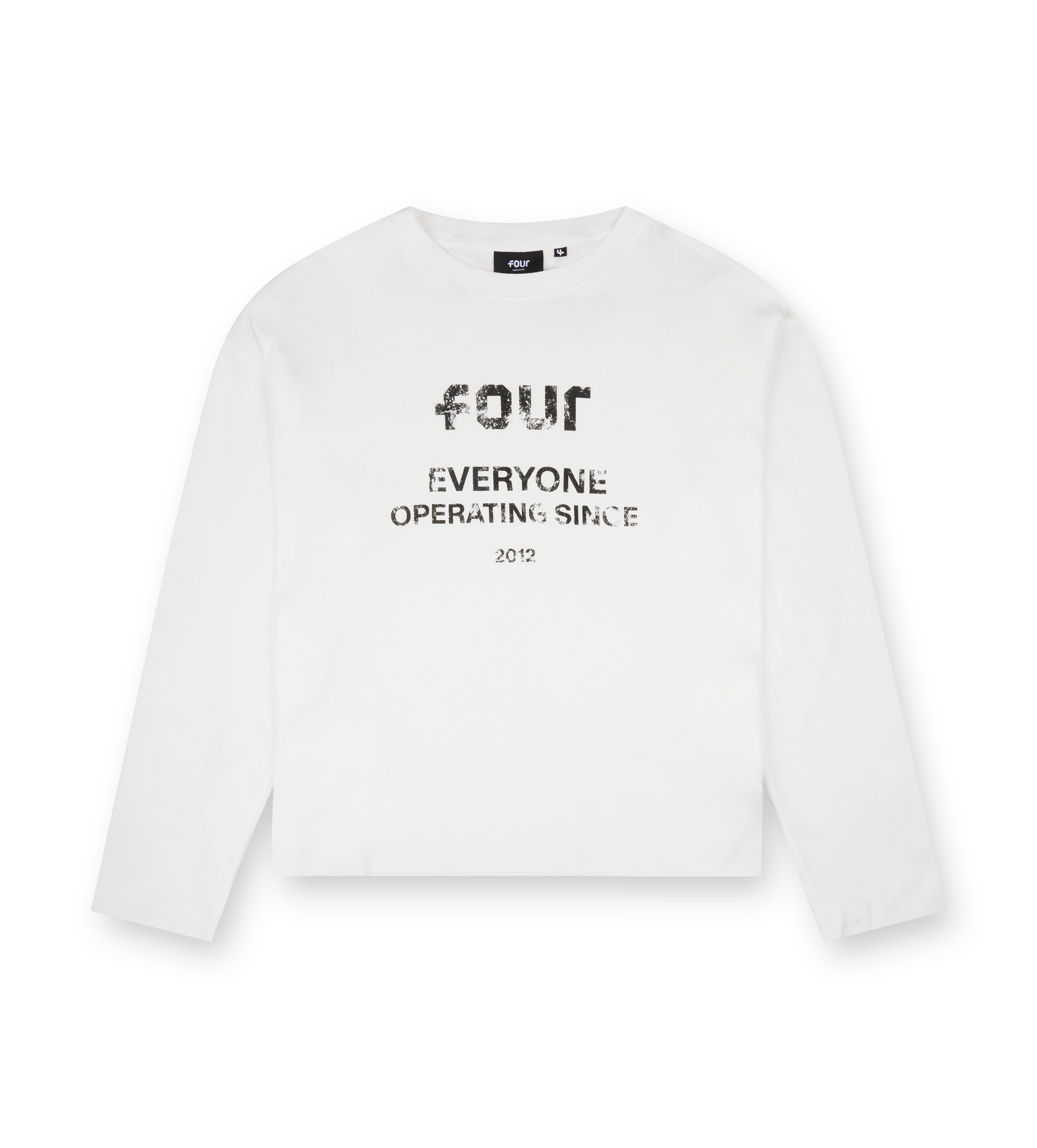 Reserved Boxy Longsleeve Wit