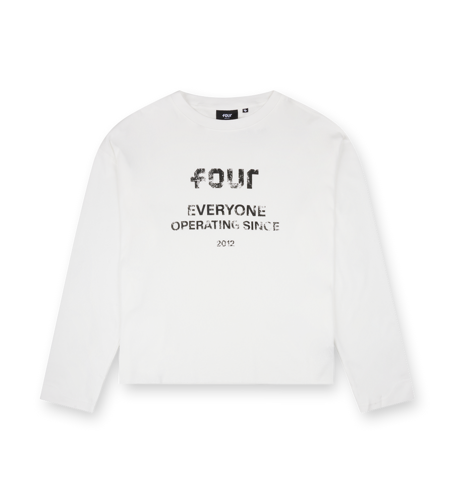 Reserved Boxy Longsleeve White