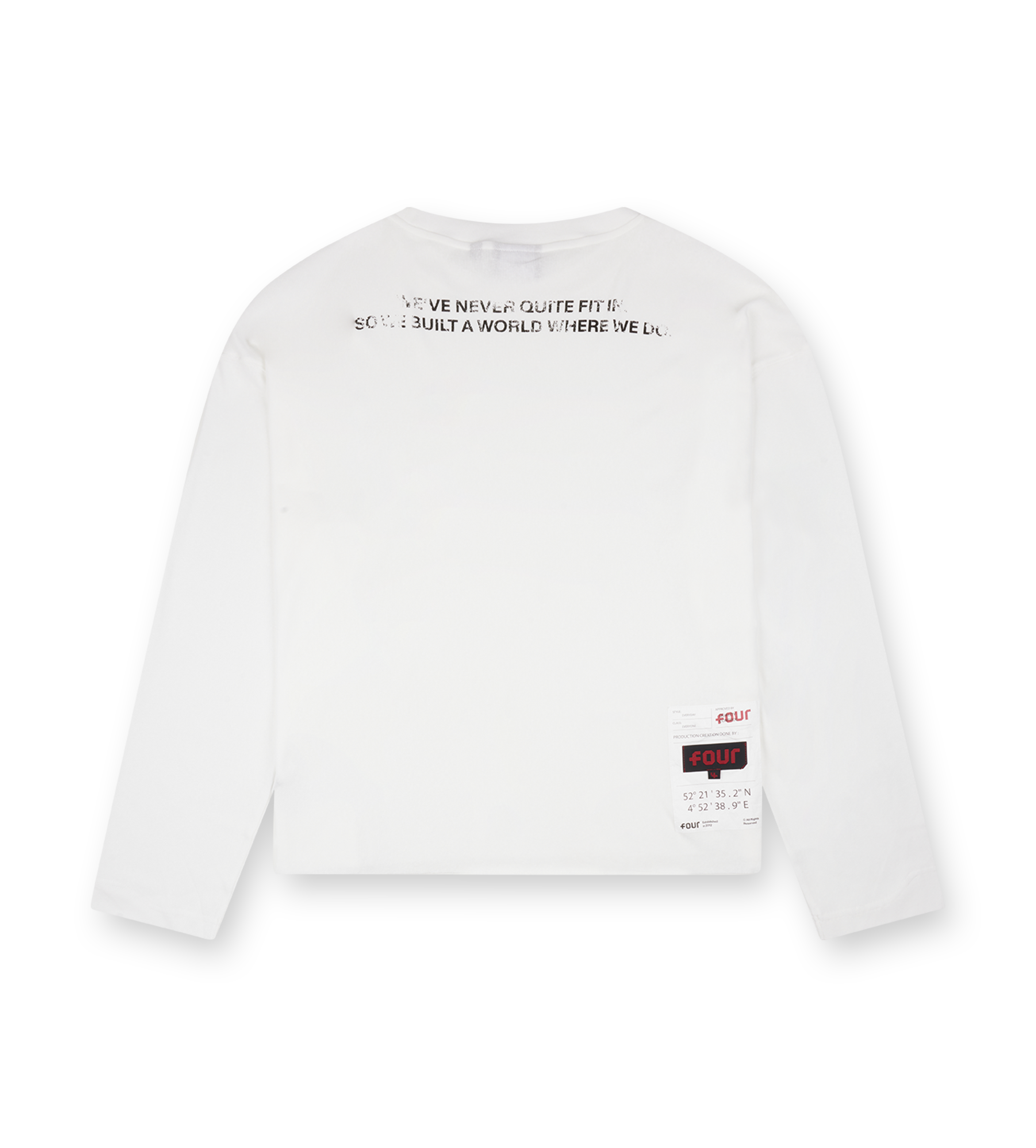 Reserved Boxy Longsleeve Wit