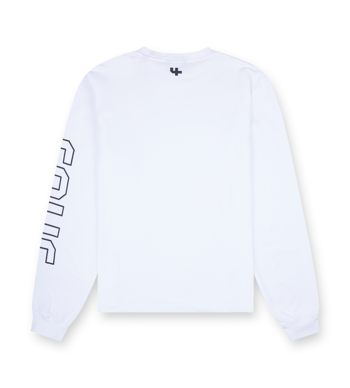 Outline Logo Longsleeve White