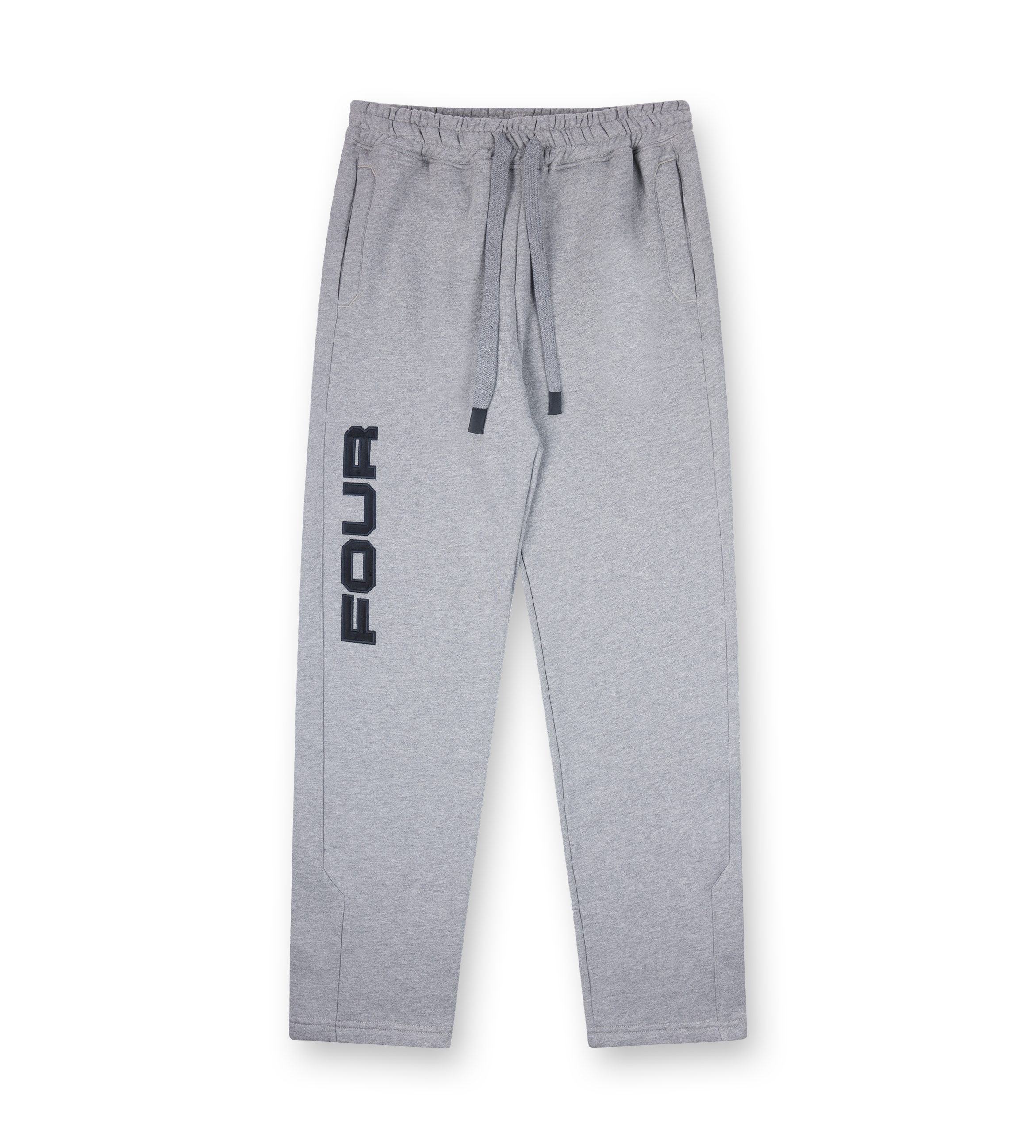 Bold Straight Leg Grey Melange