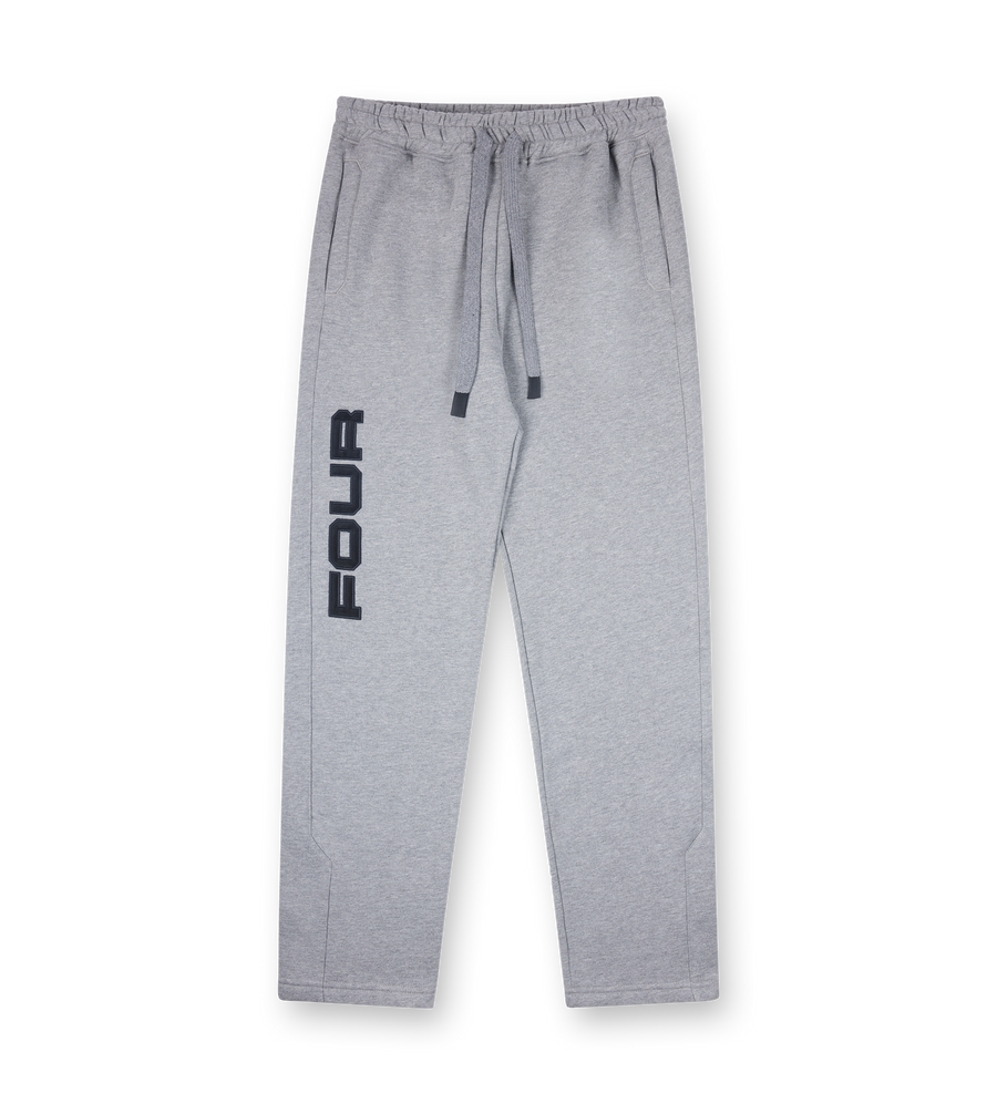 Bold Straight Leg Grey Melange