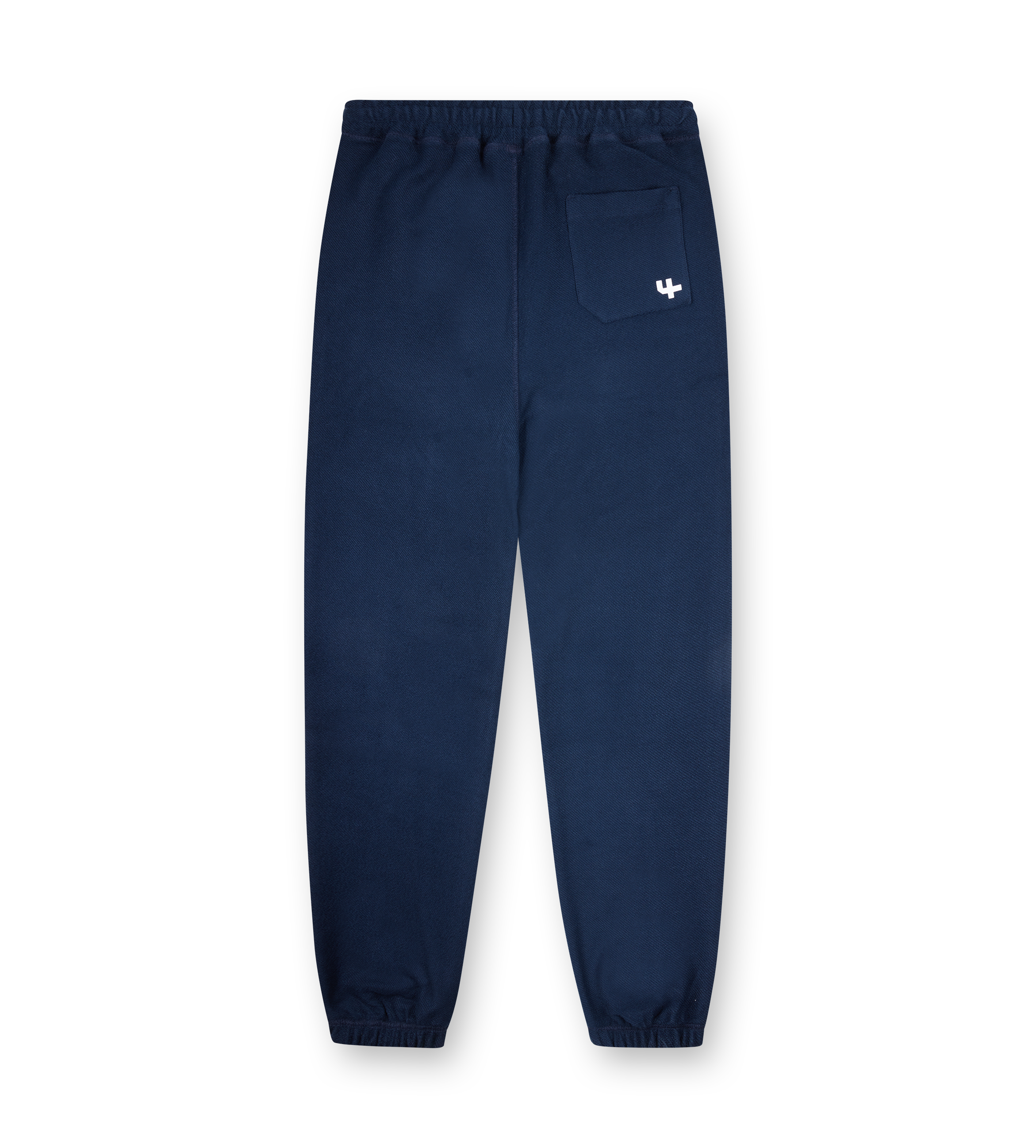 Circles Inside Out Straight Leg Cuffed Marine Blue