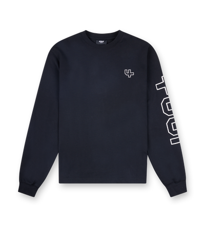 Outline Logo Longsleeve Black