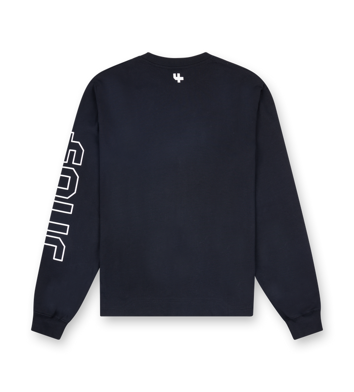 Outline Logo Longsleeve Black