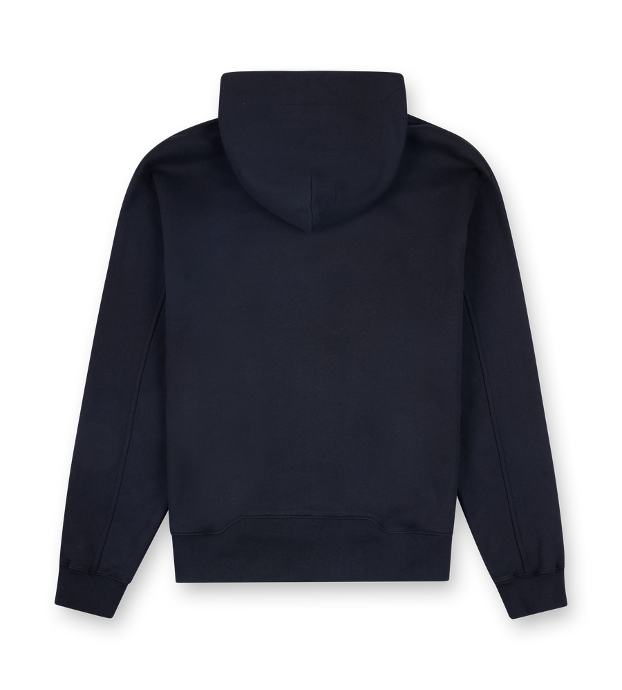 Bold Zip Up Hoodie Black