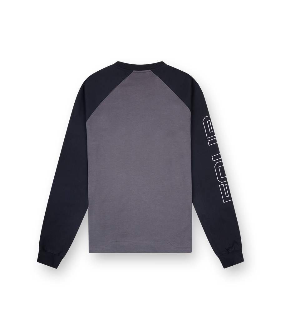 Bold Raglan Longsleeve Black/ Asphalt