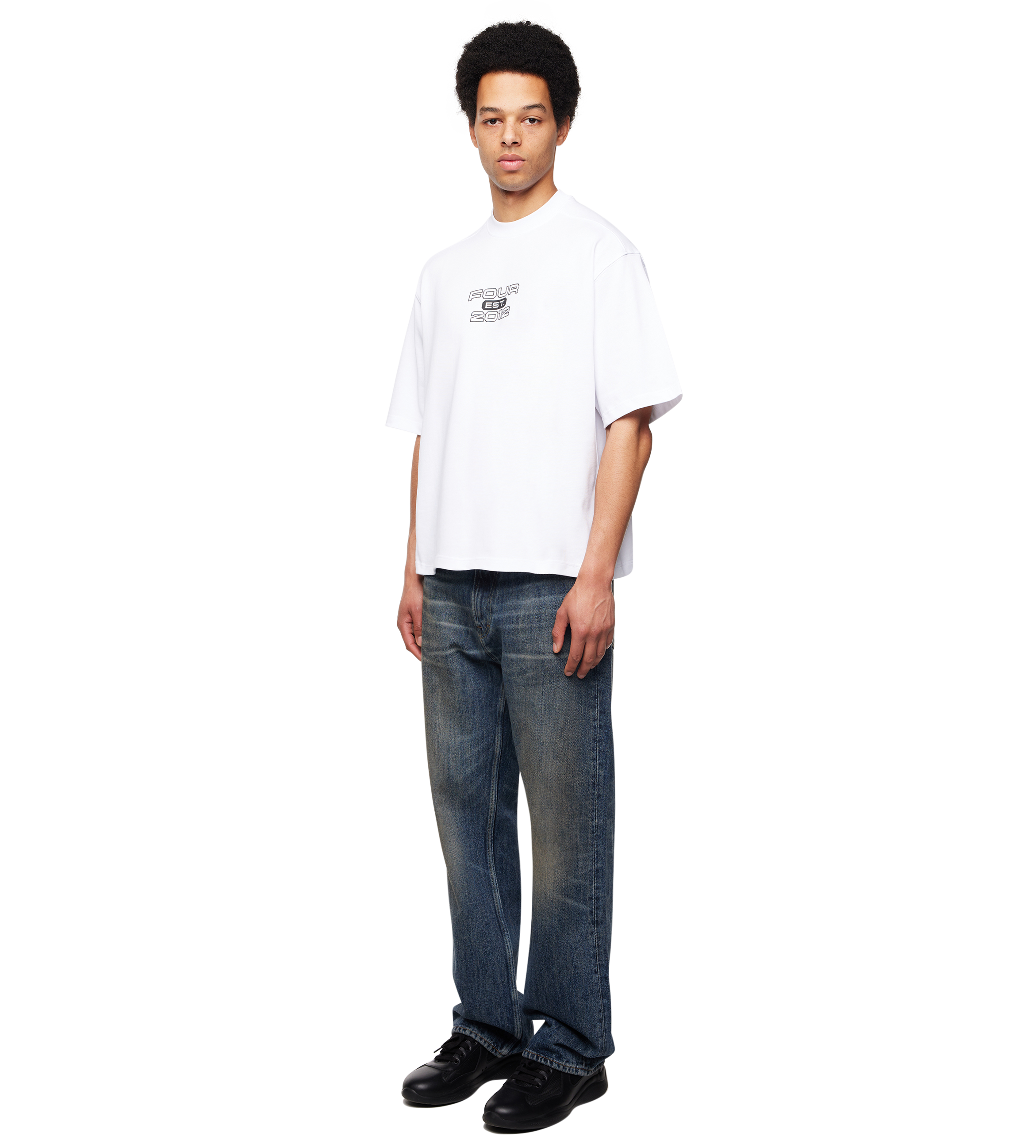 Bold Boxy T-shirt White