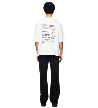 Reserved Boxy T-shirt Wit
