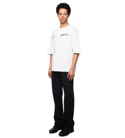 Reserved Boxy T-shirt Wit