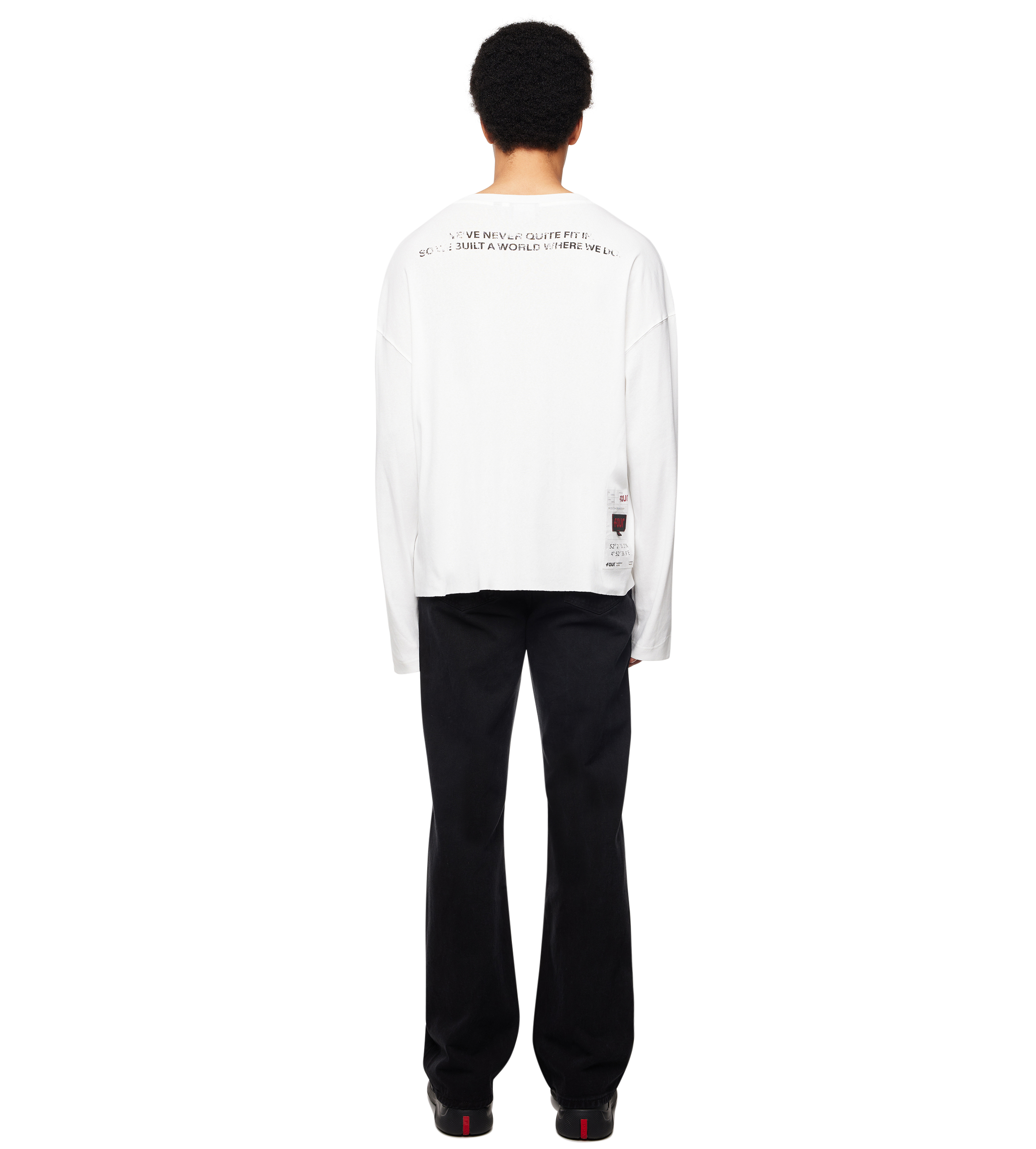Reserved Boxy Longsleeve Wit