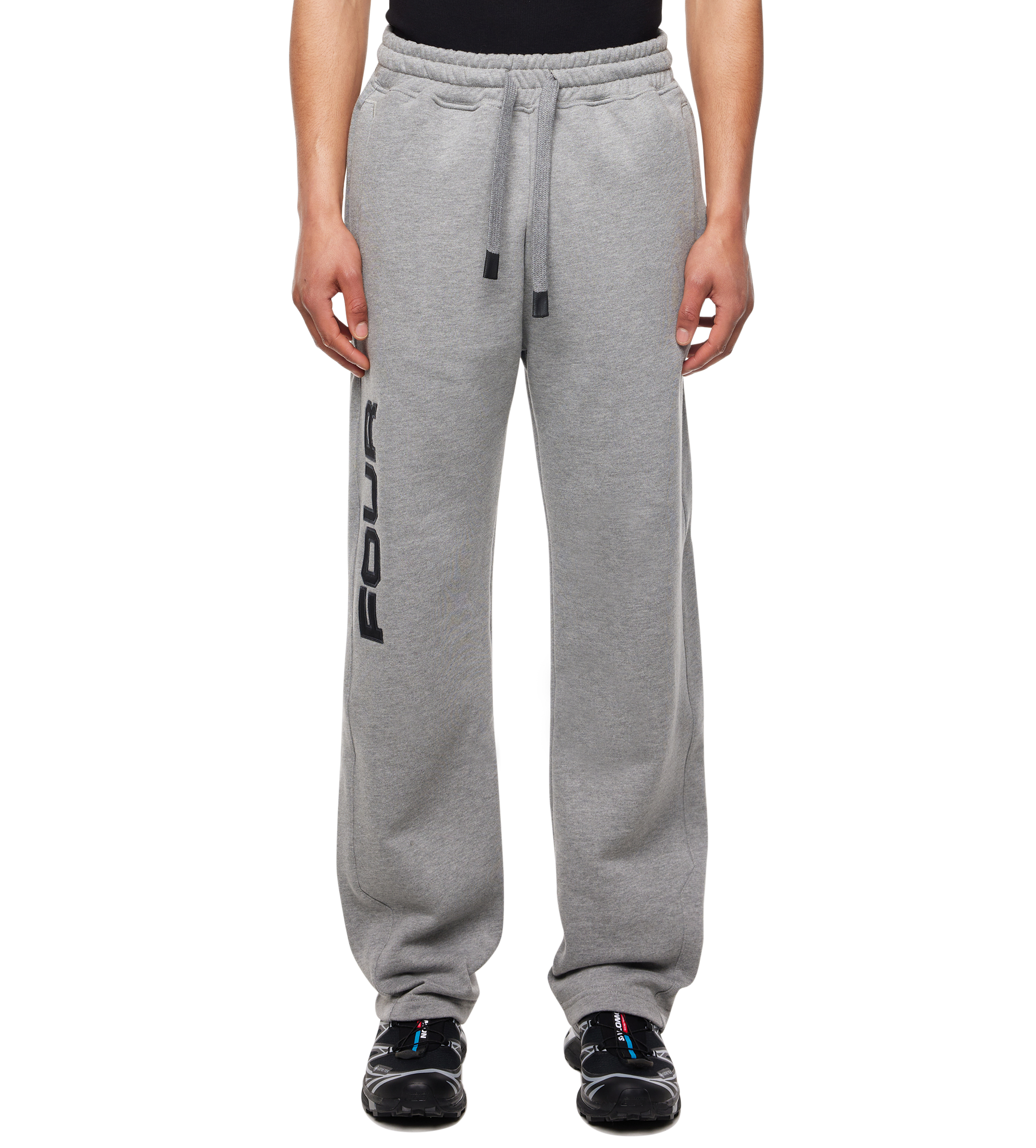 Bold Straight Leg Grey Melange