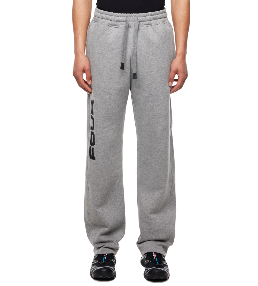 Bold Straight Leg Grey Melange