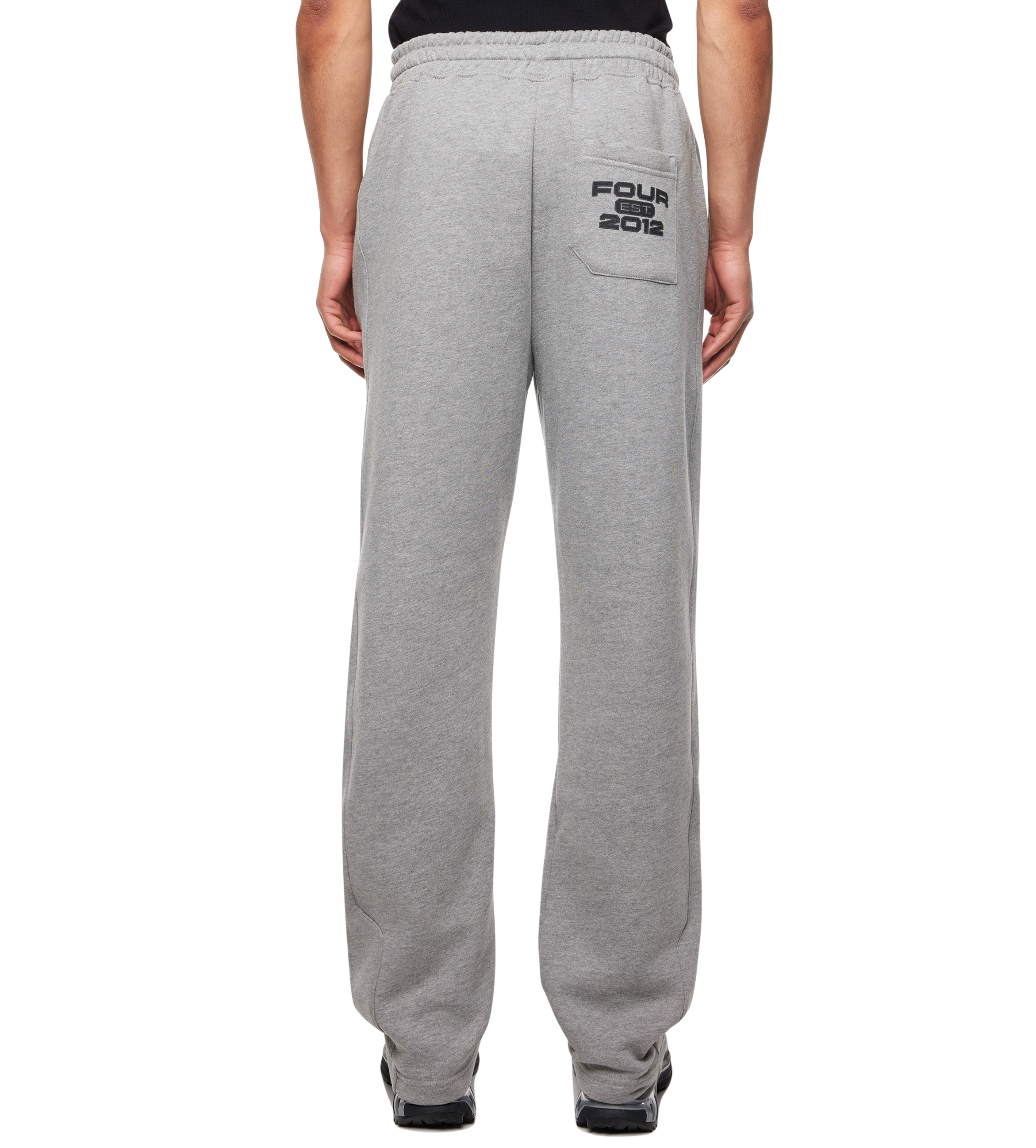 Bold Straight Leg Grey Melange