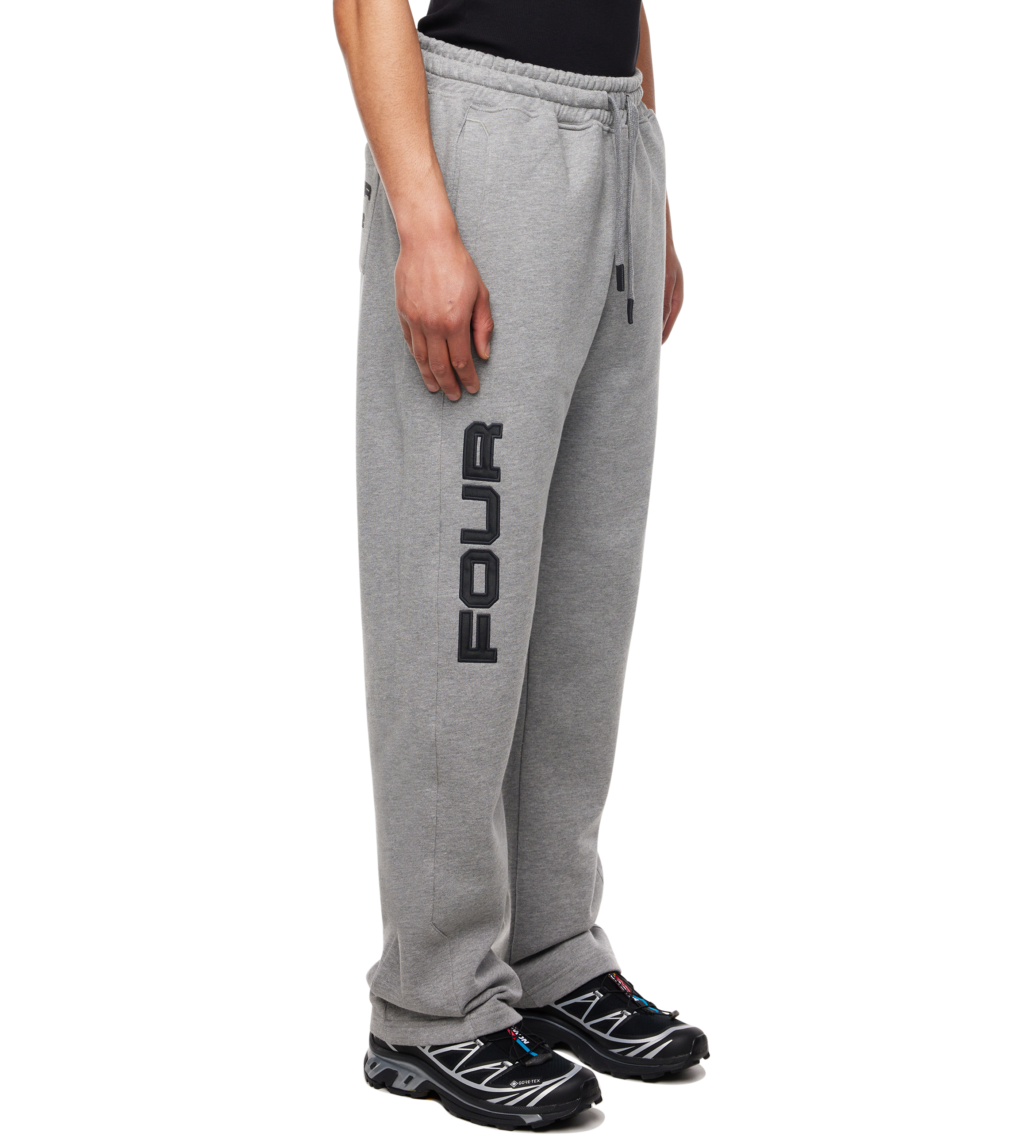 Bold Straight Leg Grey Melange