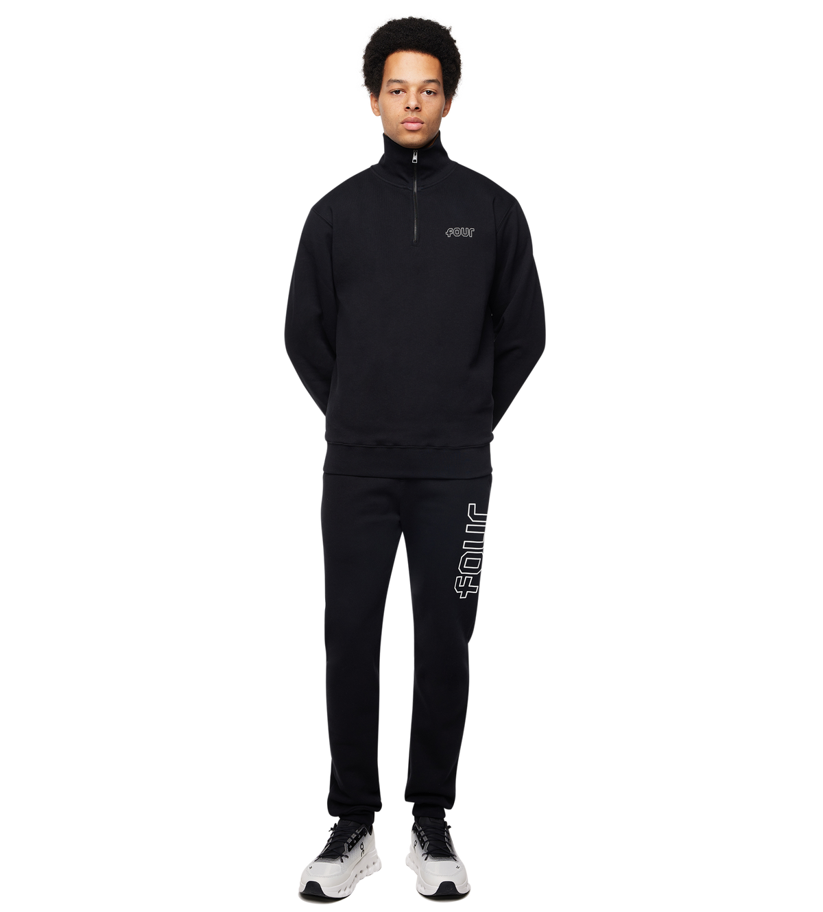 Outline Sweatpants Black
