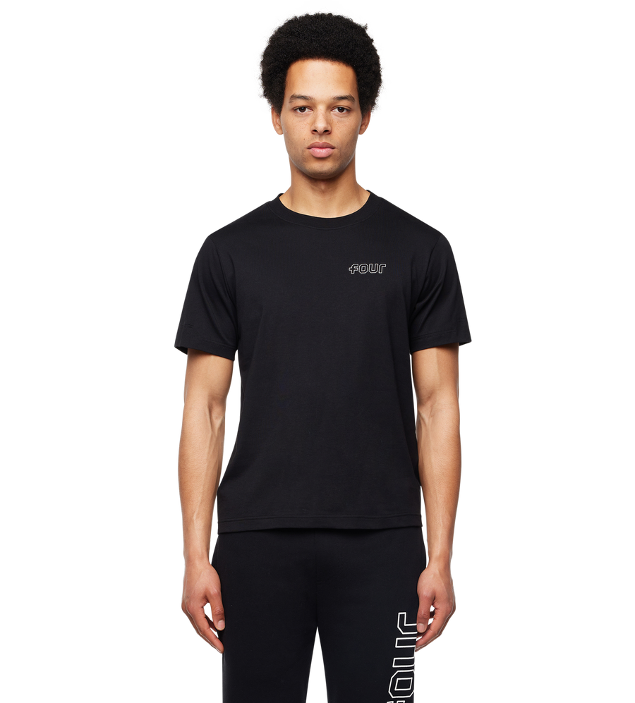 Outline Casual T-shirt Black