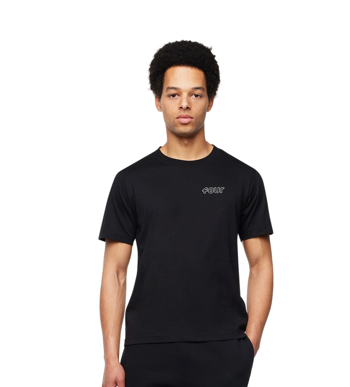 Outline Casual T-shirt Black