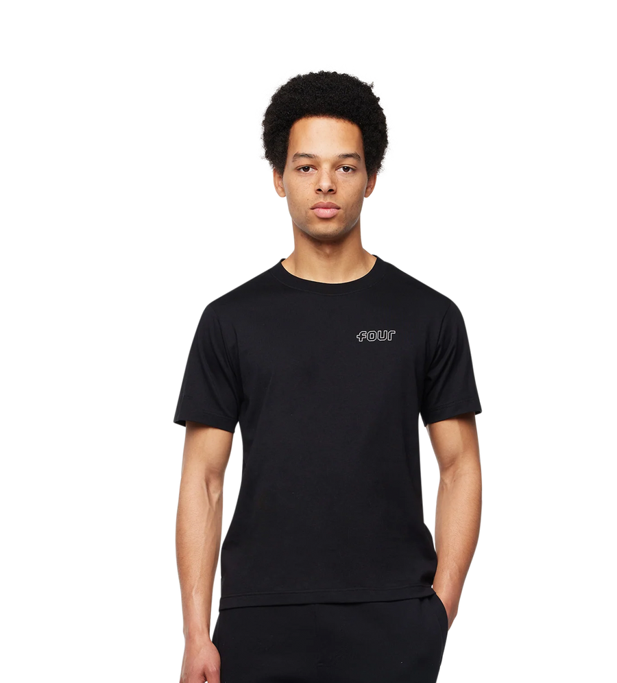 Outline Casual T-shirt Black