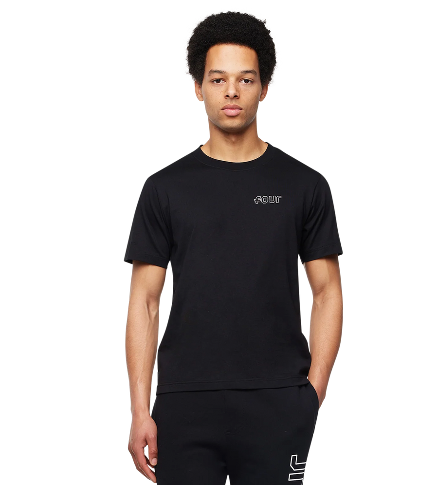 Outline Casual T-shirt Black