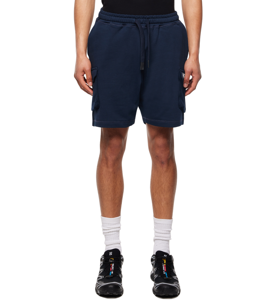 Circles Inside Out Shorts Marine Blue