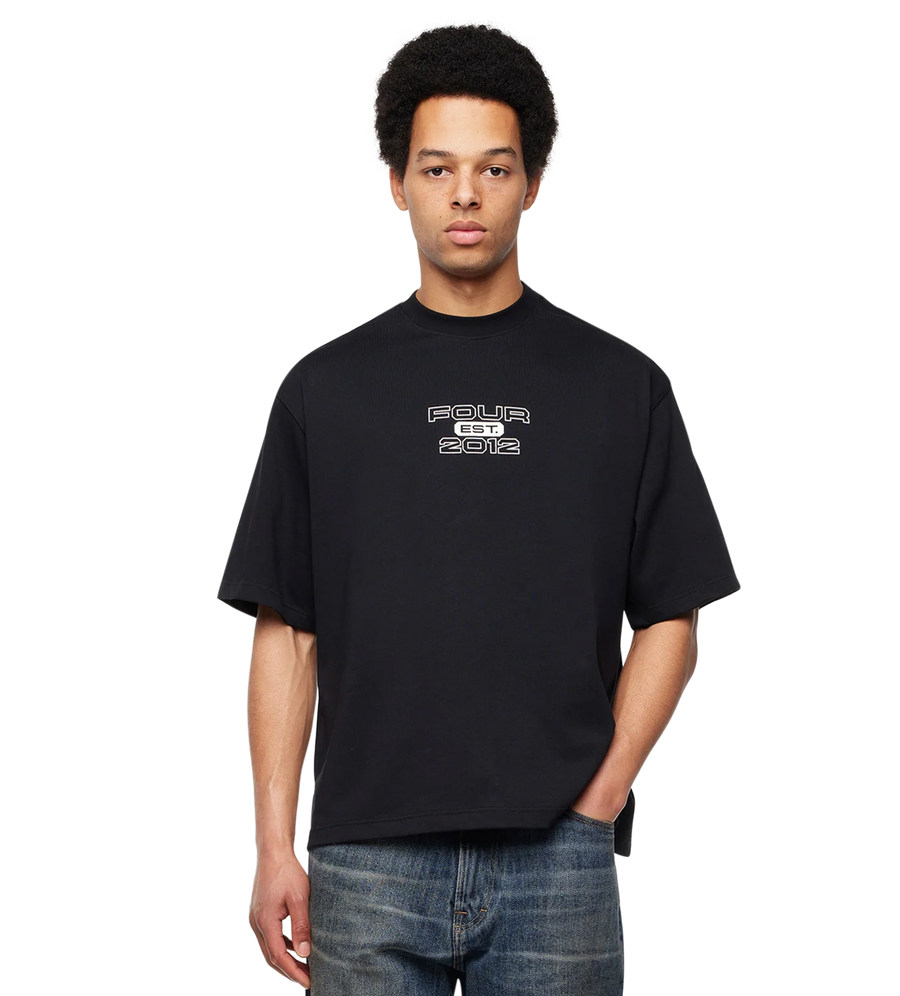 Bold Boxy T-shirt Zwart