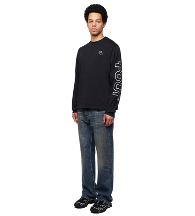 Outline Logo Longsleeve Black