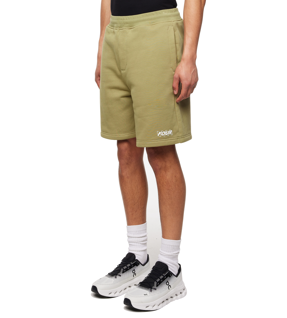 Circles Shorts Dusty Olijf