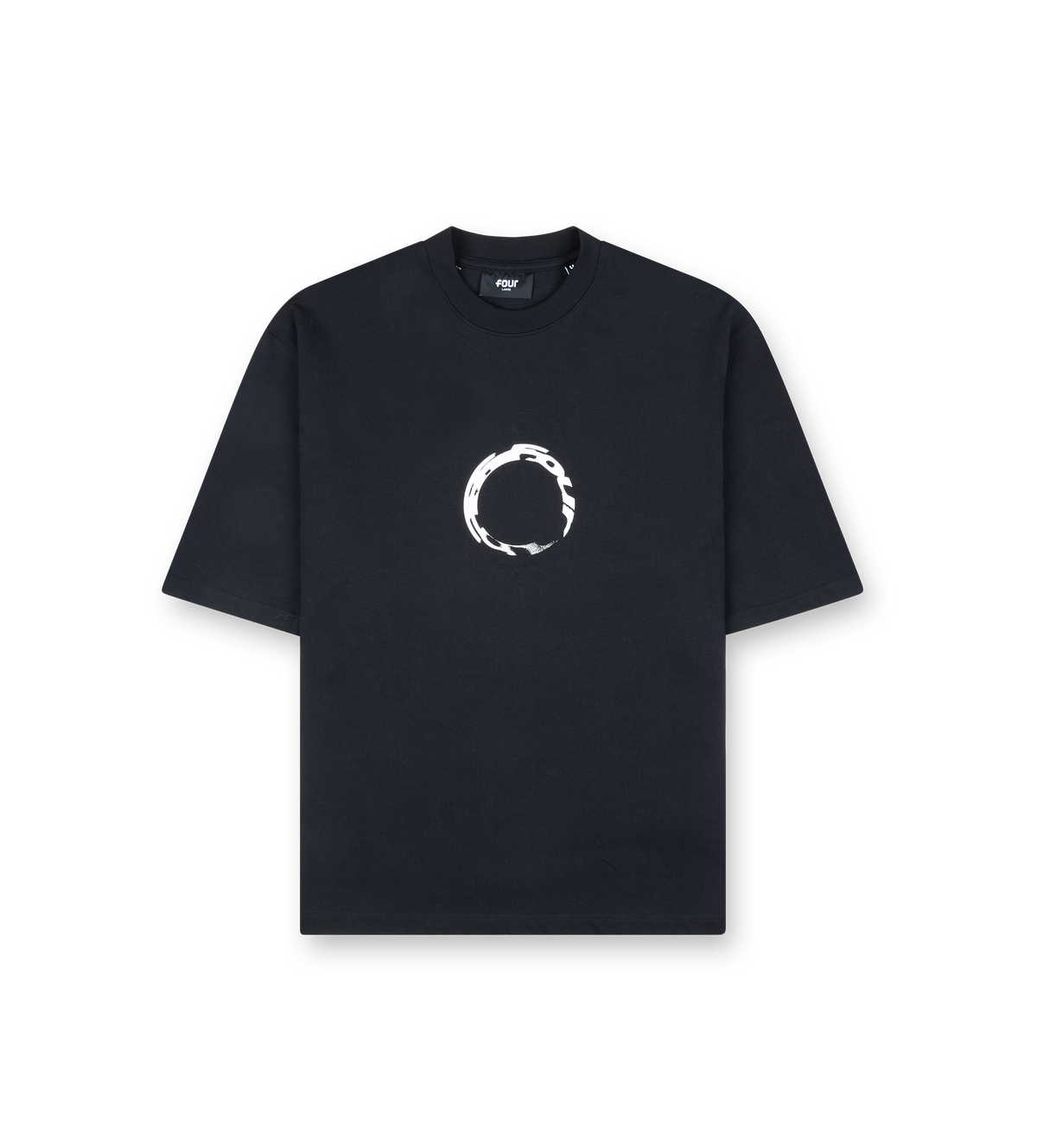 Rotation Boxy T-Shirt Zwart