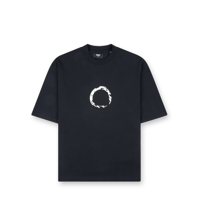 Rotation Boxy T-Shirt Zwart