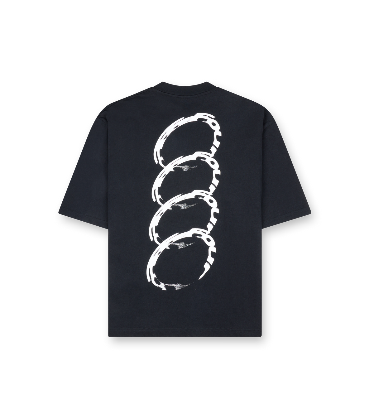 Rotation Boxy T-Shirt Zwart