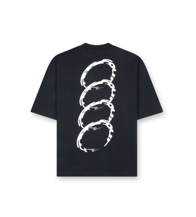 Rotation Boxy T-Shirt Zwart