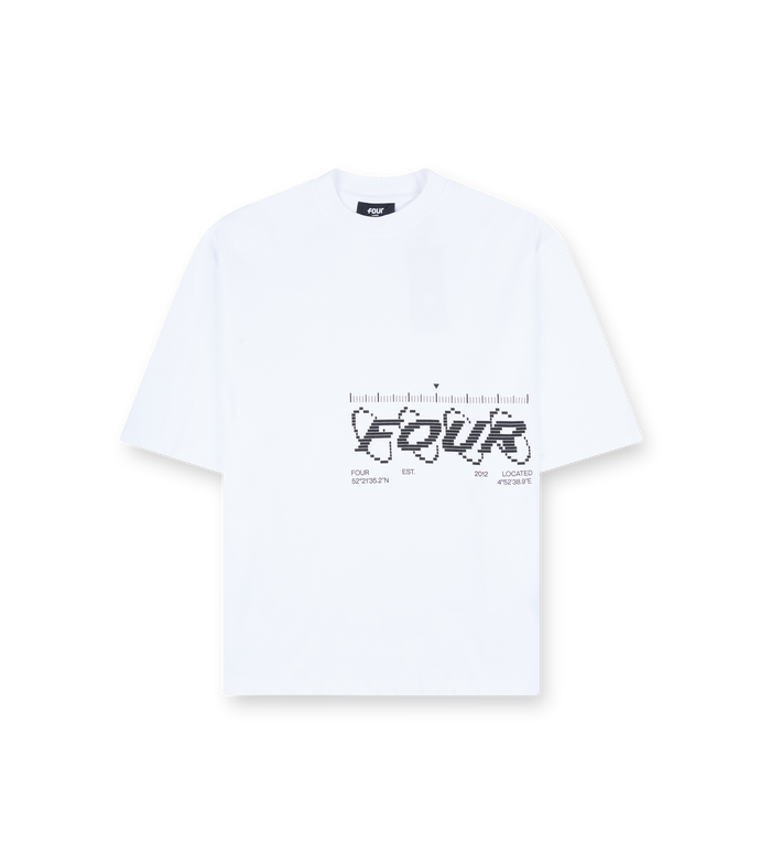 Map Logo Boxy T-Shirt White