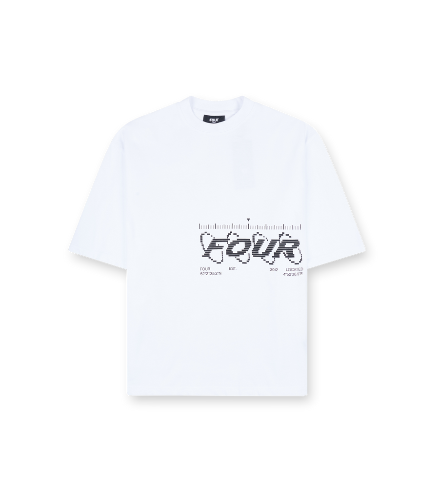 Map Logo Boxy T-Shirt White
