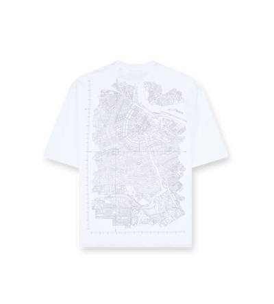 Map Logo Boxy T-Shirt White