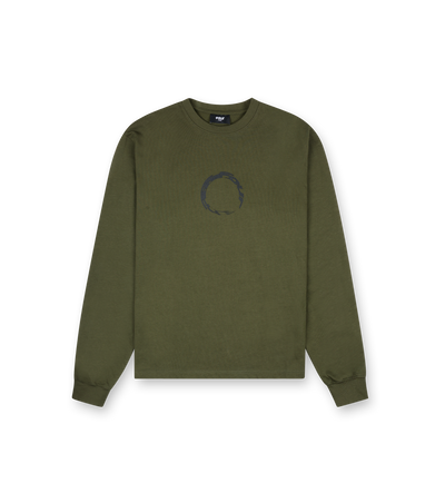 Rotation Longsleeve Donker groen