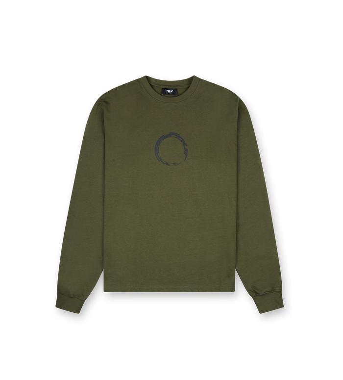 Rotation Longsleeve Donker groen