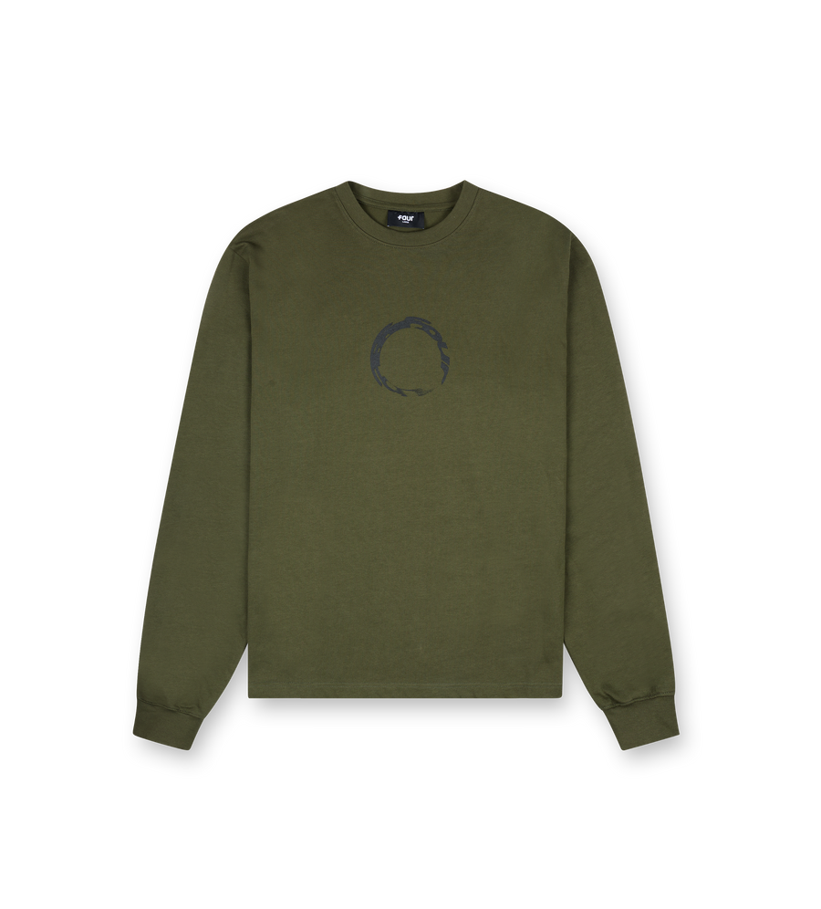 Rotation Longsleeve Donker groen
