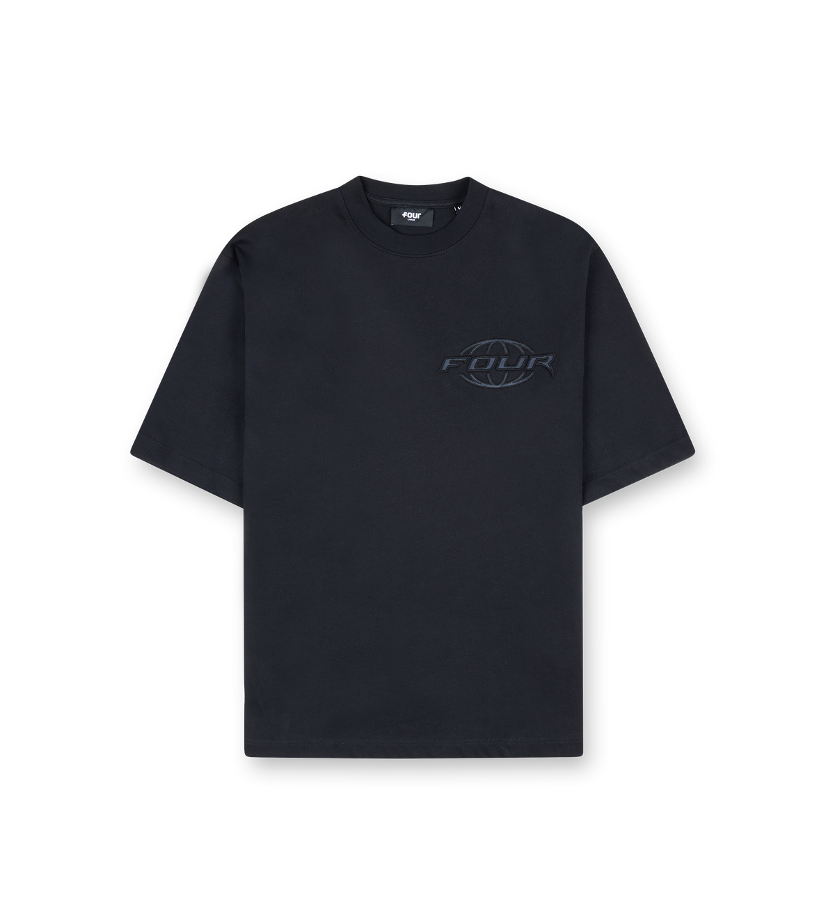 Orbit Boxy T-Shirt Zwart