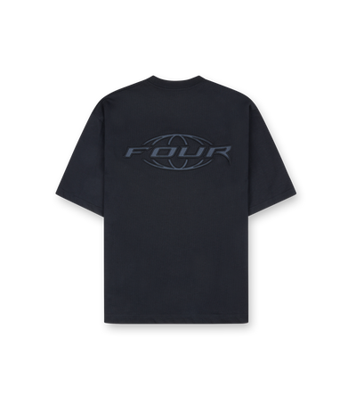 Orbit Boxy T-Shirt Zwart
