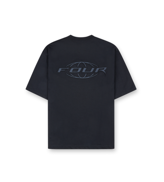 Orbit Boxy T-Shirt Black