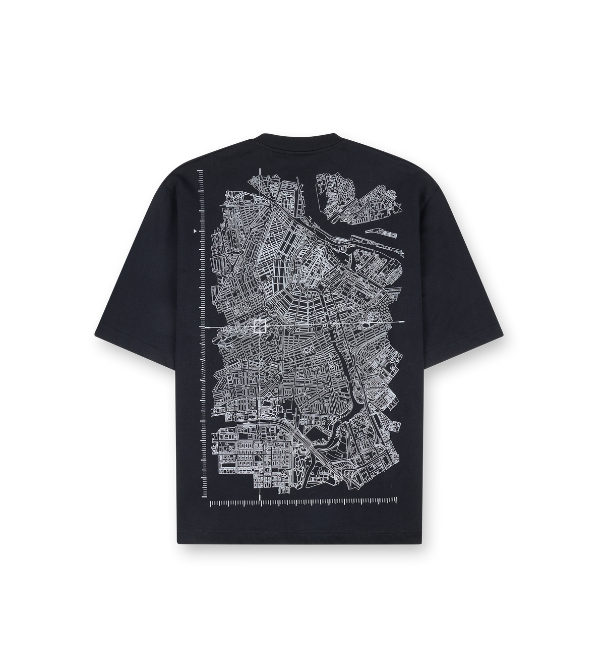 Map Logo Boxy T-Shirt Black