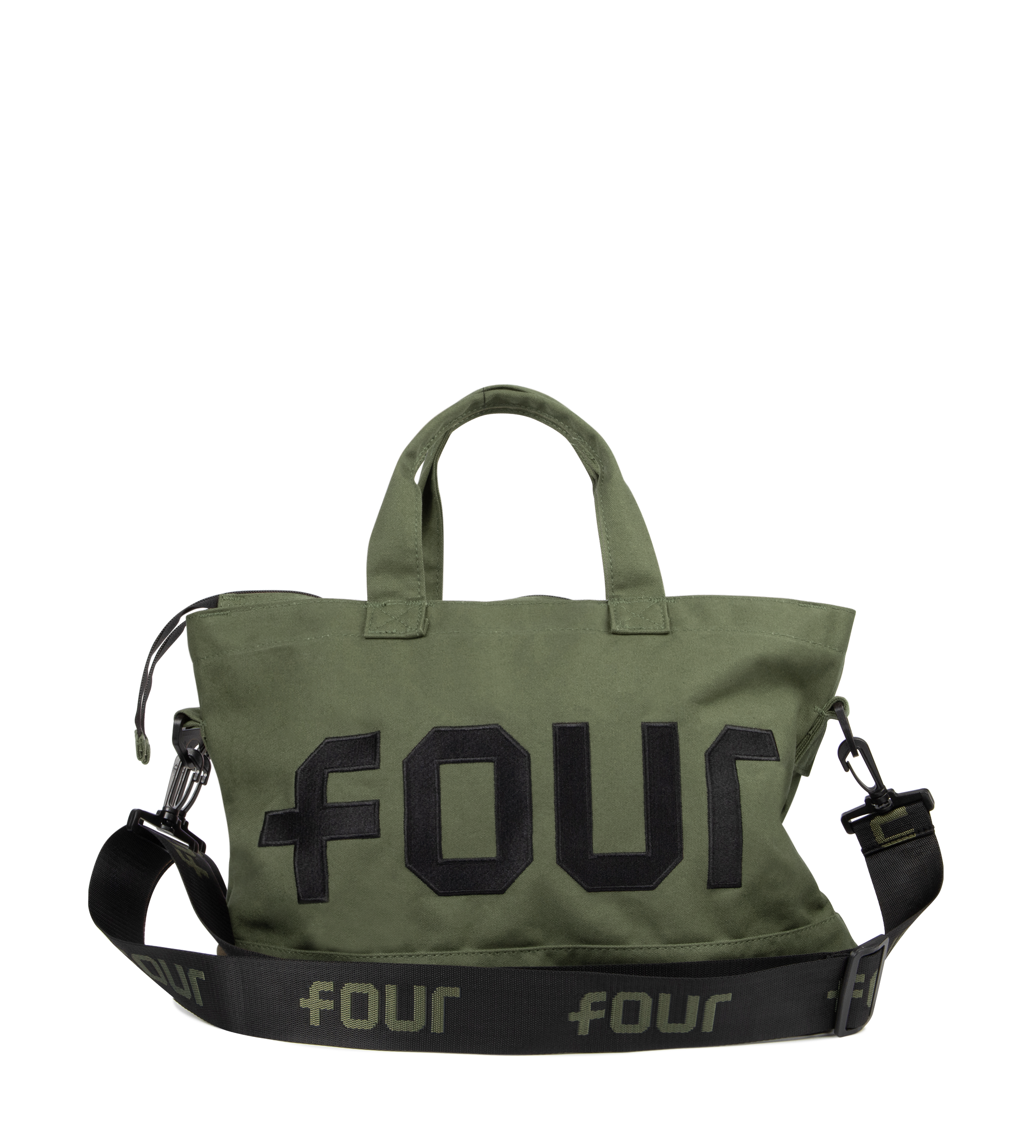 Logo Embroidery Shopper Small Army Green