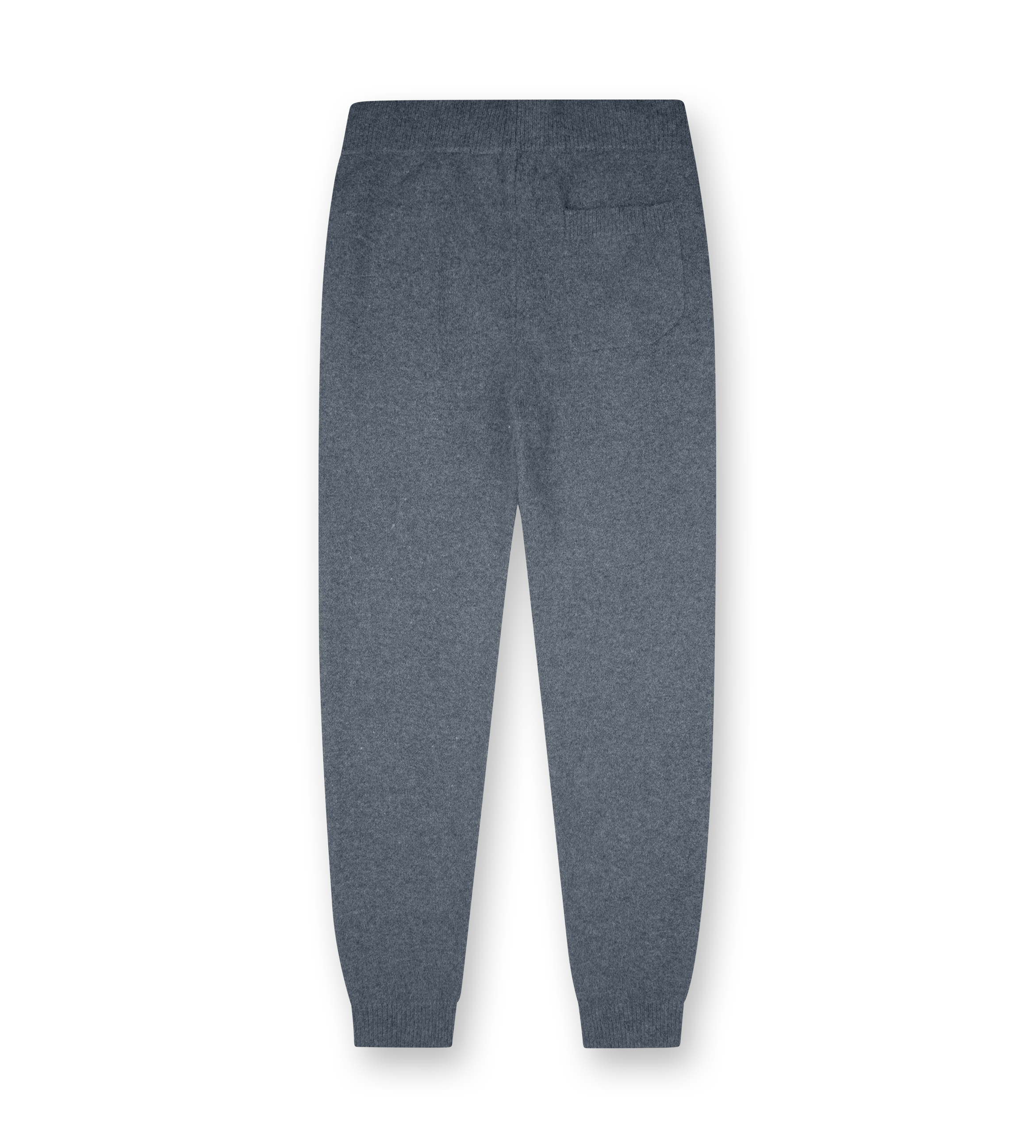 Knitted Pants Cuffed Dark Grey/ White