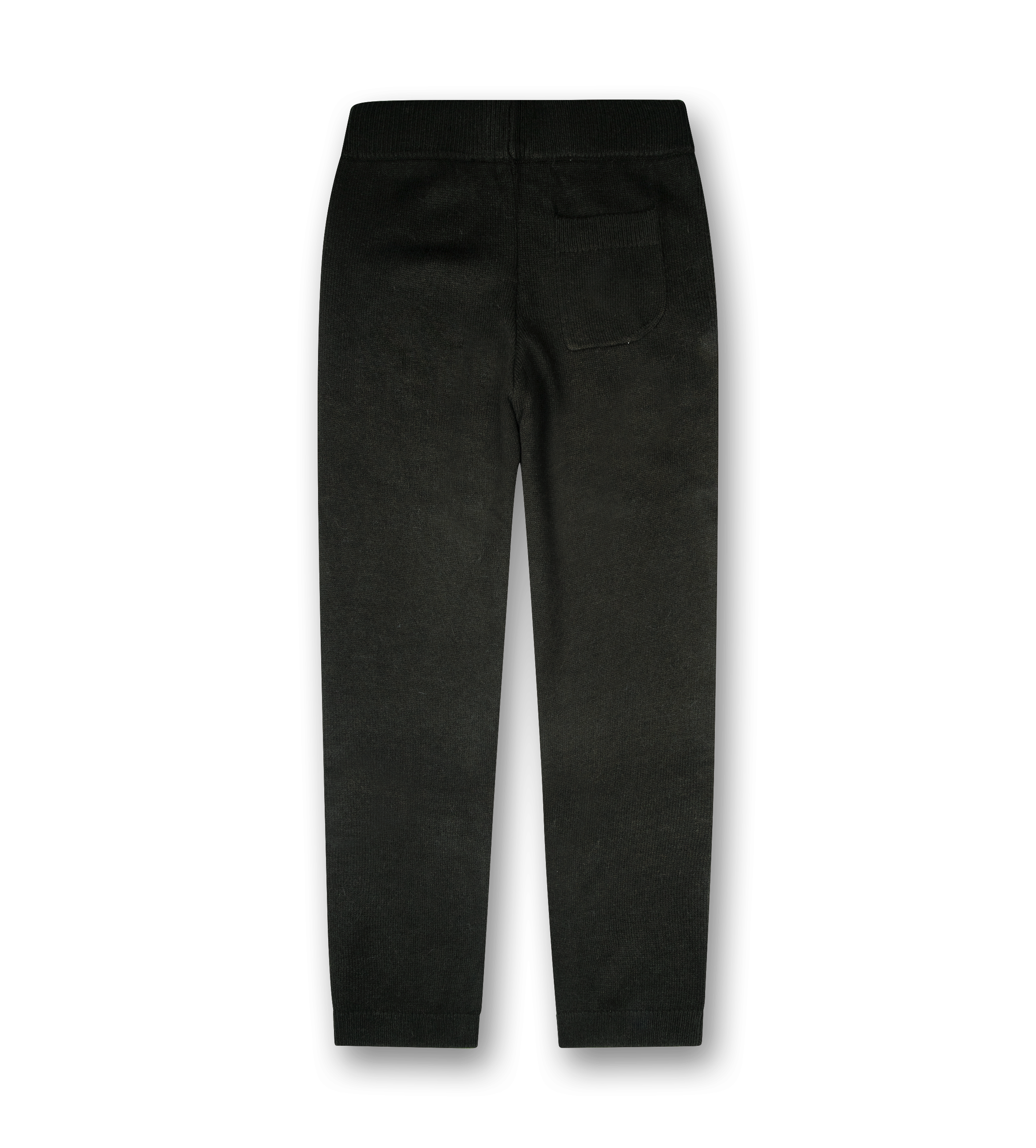 Knitted Pants Dark Green/ Black