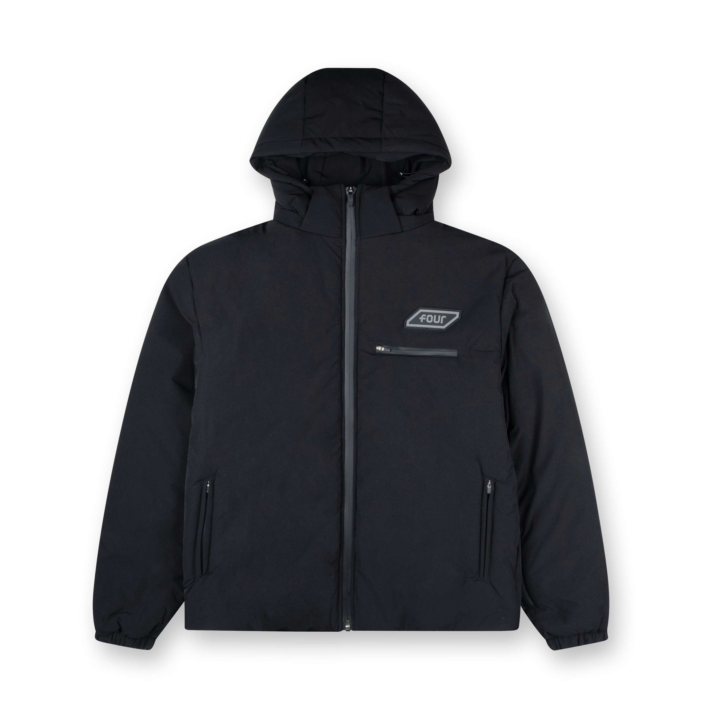 Square Logo Inbetween Jacket Black