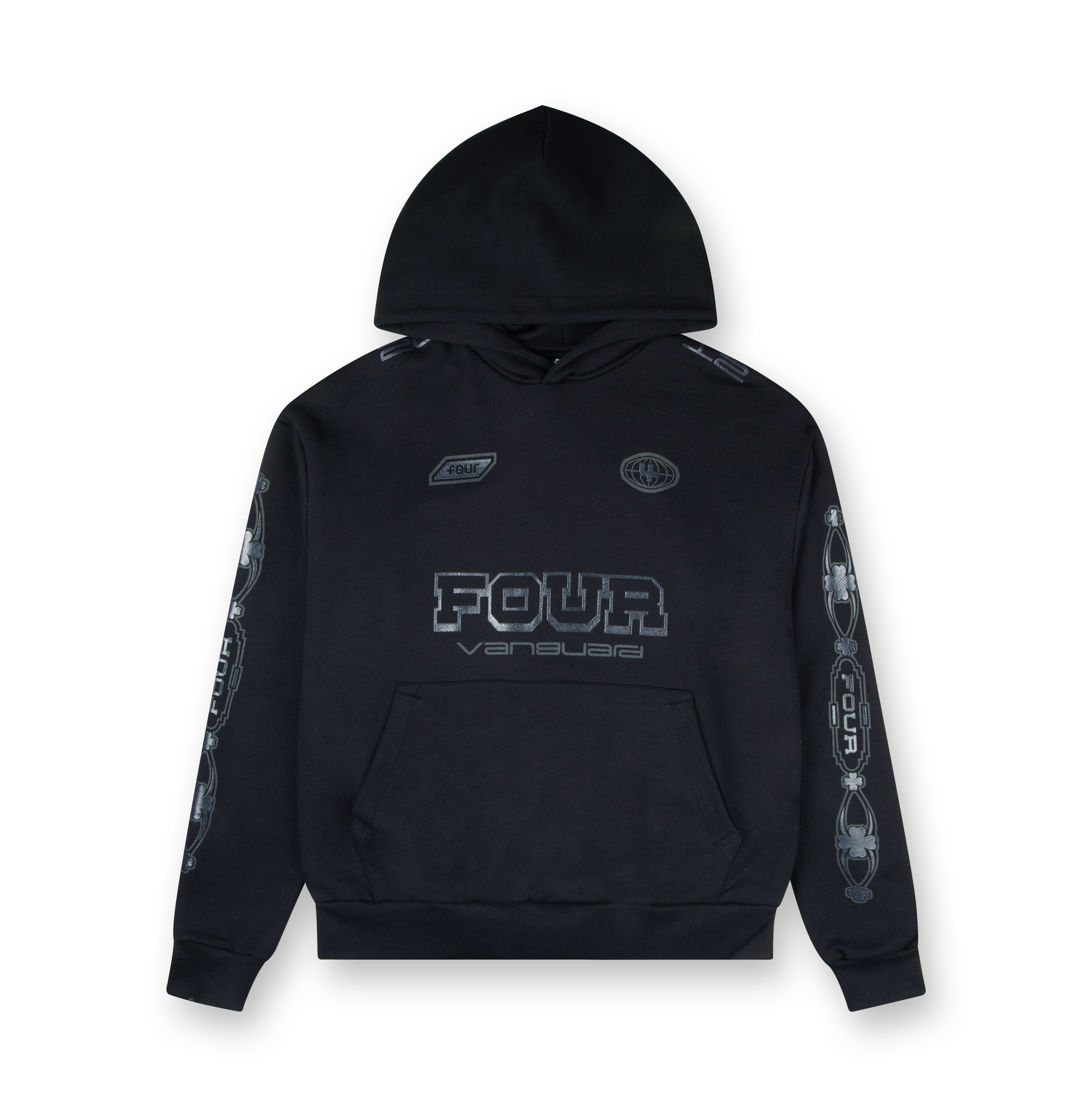 Race Comp Hoodie Black