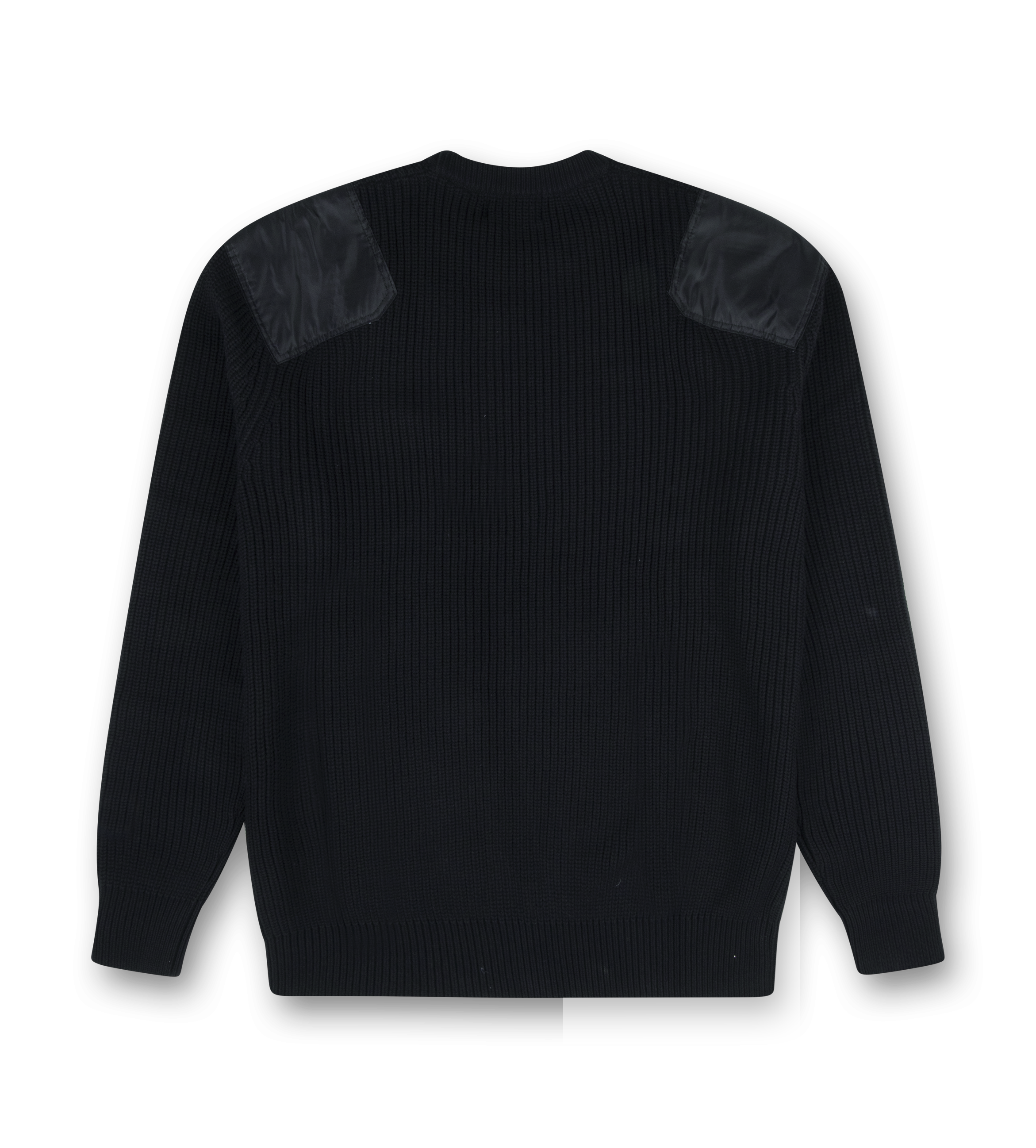 Logo Knitted Crewneck Nylon Black