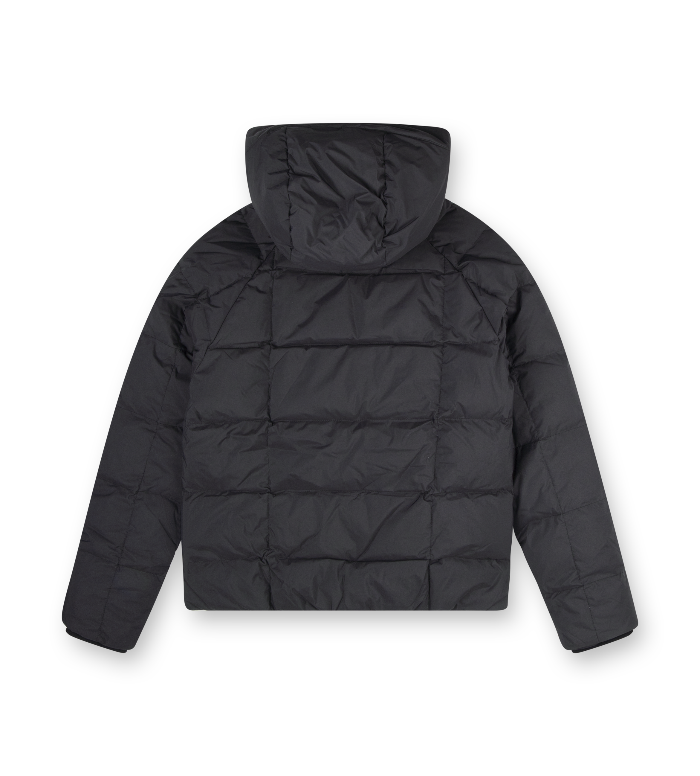 Square Logo Puffer Jacket Black