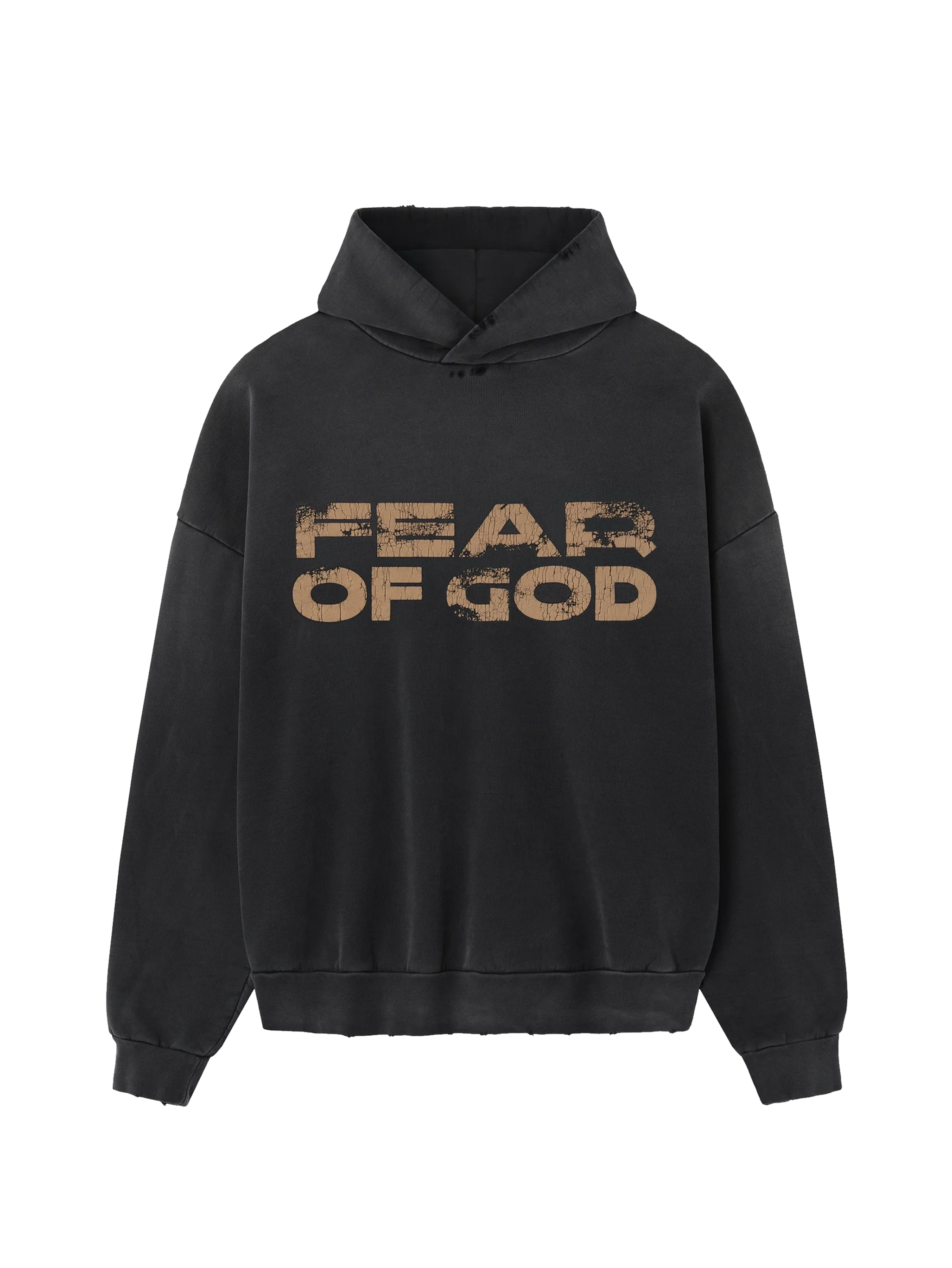 Fear of God Crumble hoodie in Black